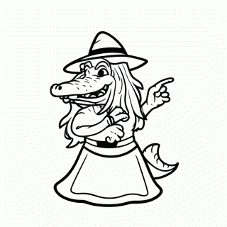 Cuca para colorir