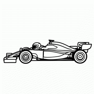 Piloto Capacete Fechado para colorir
