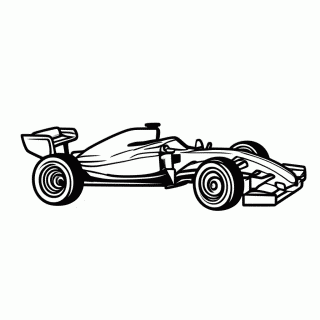 Volante F1 Botoes para colorir