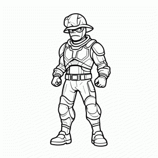 Zona De Tempestade Fortnite para colorir