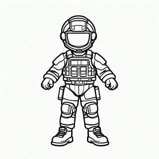 Adam Personagem Classico para colorir