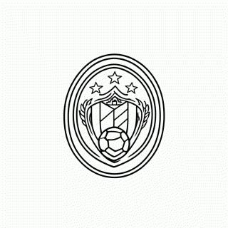 Escudo do America Mg — Escudos de Times Brasileiros para Colorir