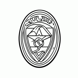 Escudo do Bahia para colorir