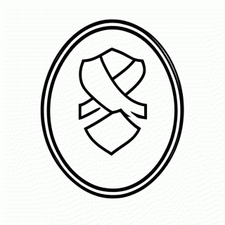 Escudo do Chapecoense para colorir