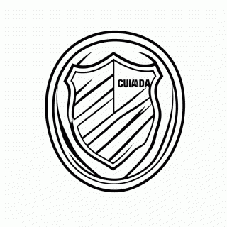 Escudo do Cuiaba para colorir