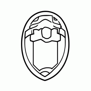 Escudo do Juventude para colorir