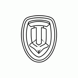 Escudo do Santos para colorir
