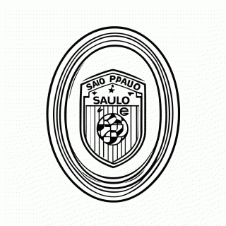 Escudo do Sao Paulo para colorir