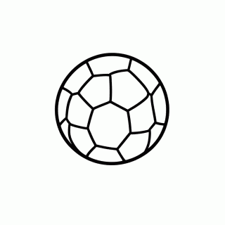 Bola Classica para colorir