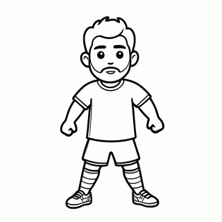 Casemiro para colorir