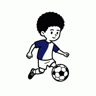 Dembele para colorir
