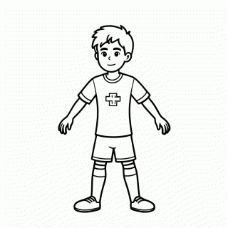 Erling Haaland Noruega para colorir