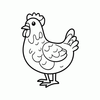 Galinha Pintadinha Classica — Galinha Pintadinha para Colorir