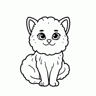 Devon Rex para colorir