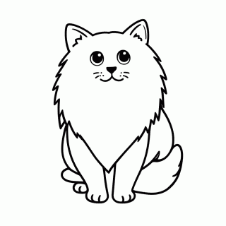Persa Fofinho — Gatos — Raças Específicas para Colorir