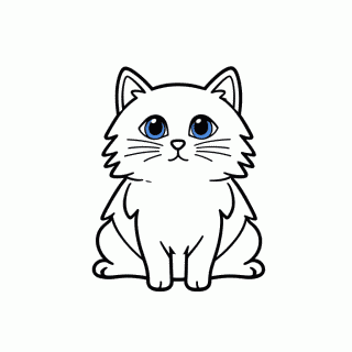 Ragdoll Mole para colorir