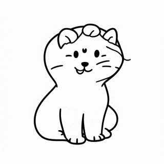 Scottish Fold Orelhas — Gatos por Raca para Colorir