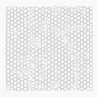 Padrão Geométrico hexagonal 1 para colorir