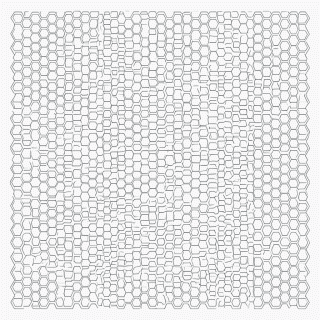 Padrão Geométrico hexagonal 2 para colorir