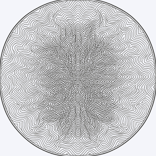 Padrão Geométrico op-art 3 para colorir