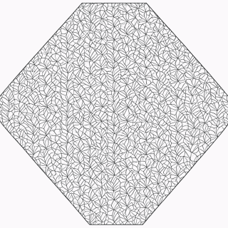 Padrão Geométrico rombos 1 para colorir