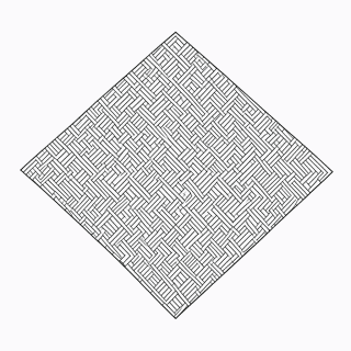Padrão Geométrico rombos 4 para colorir