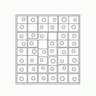 Padrão Geométrico simples 4 para colorir