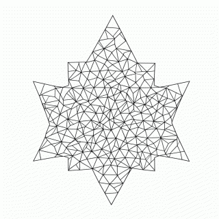 Padrão Geométrico triangulos 1 para colorir