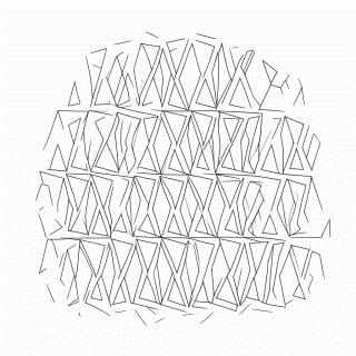 Padrão Geométrico triangulos 2 para colorir