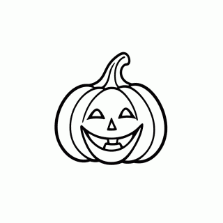 Abobora Jack — Halloween para Colorir