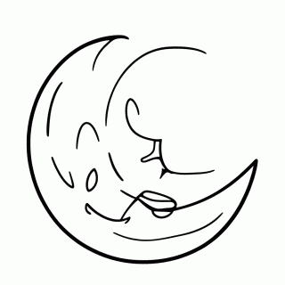 Lua Cheia Assustadora — Halloween para Colorir