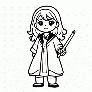 Ginny Weasley para colorir
