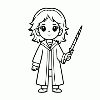 Mcgonagall Transfiguracao para colorir
