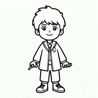 Ron Weasley para colorir