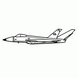 Aviao Da Fab para colorir
