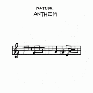 Hino Nacional Partitura para colorir