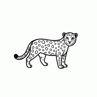 Onca Pintada para colorir