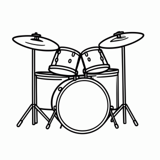 Bateria para colorir