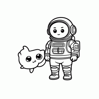 Crewmate Pet para colorir