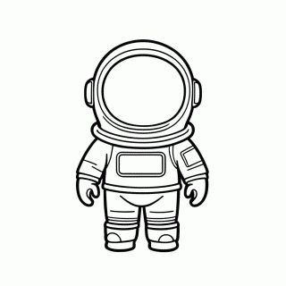 Crewmate Vermelho — Among Us para Colorir