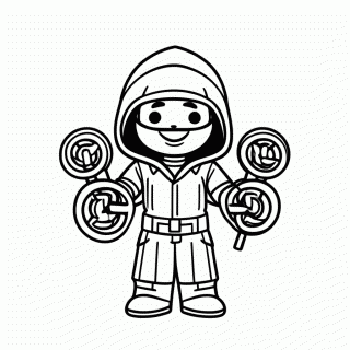 Leon Misterioso para colorir