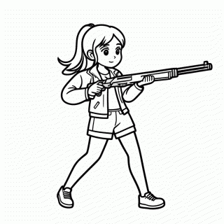 Shelly Escopeta — Brawl Stars para Colorir