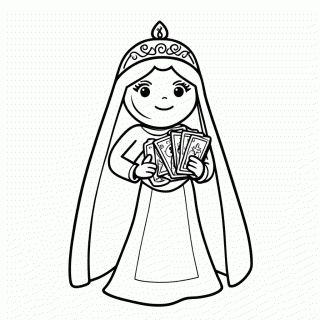 Tara Cartomante — Brawl Stars para Colorir