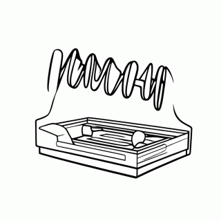 Ábaco Clássico para colorir