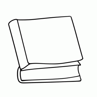 Caderno Escolar Aberto para colorir