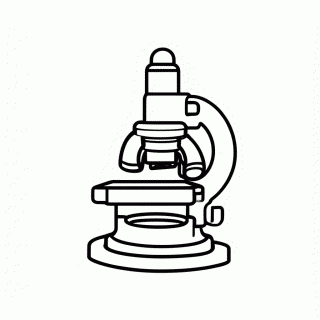 Microscópio de Laboratório para colorir