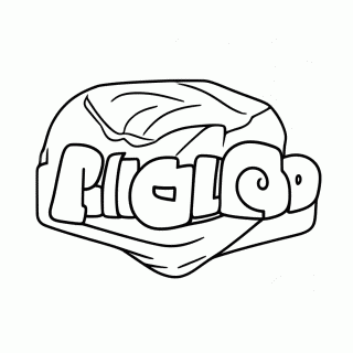 Pino de Ludo para colorir
