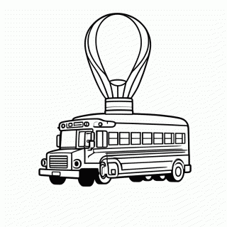 Battle Bus para colorir