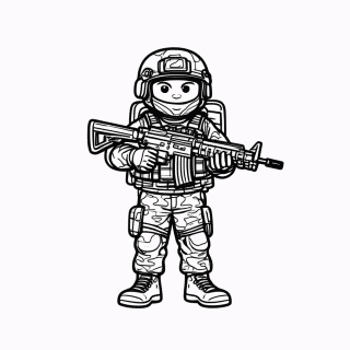Skin Default para colorir