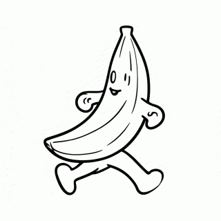 Skin Peely Banana para colorir